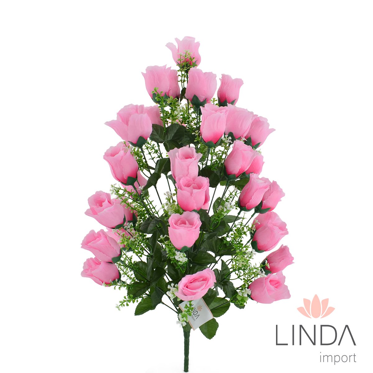 Buquê de Rosas Botão C/36 Galhos 68CM Mix de Cores Aaa1003