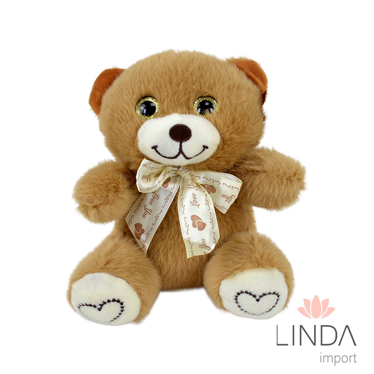 Boneco de Pelúcia Urso Feliz 20CM Mix Modelos Aam1002