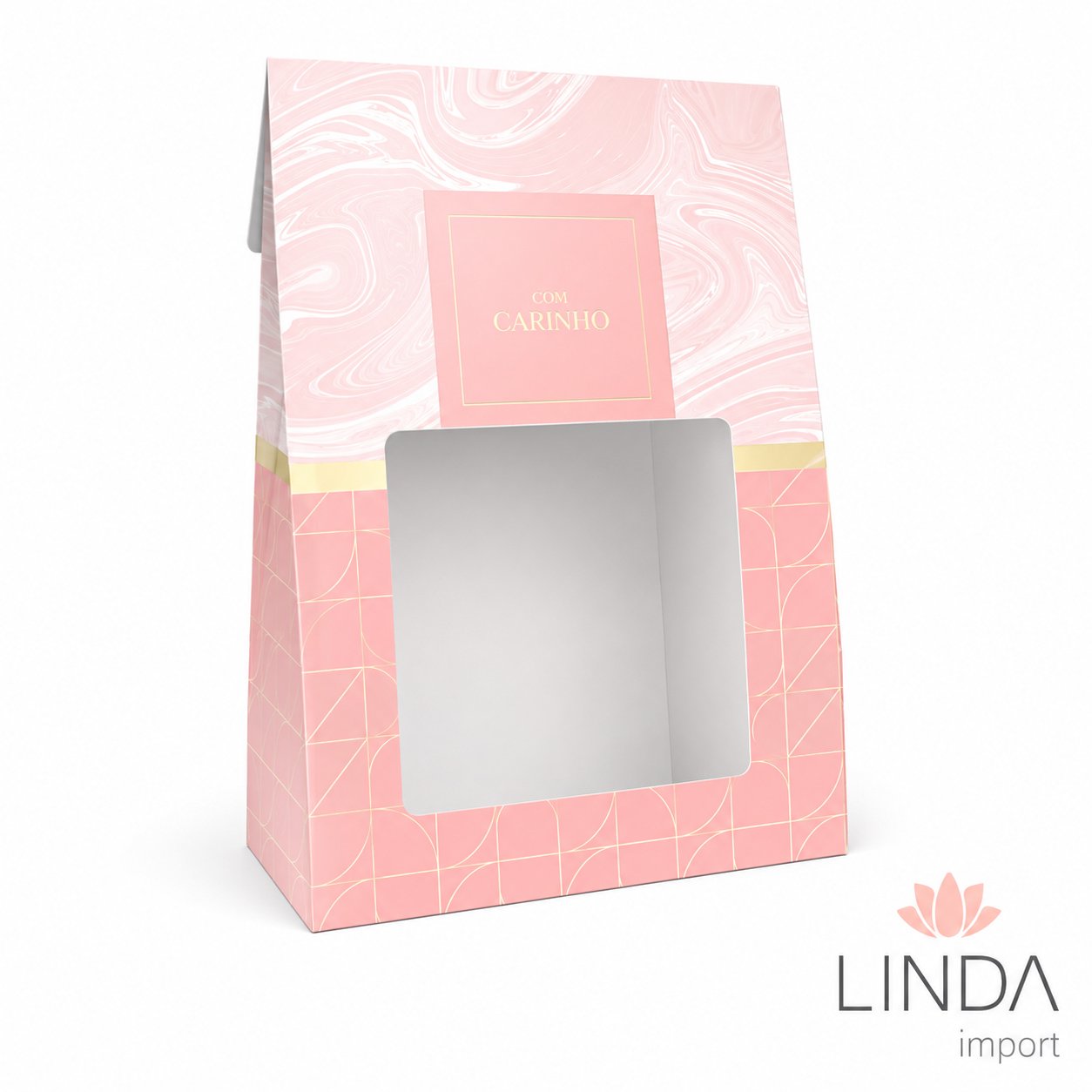 Pouche M C/ Visor Estampa Aura 18X9X25CM Aar1030