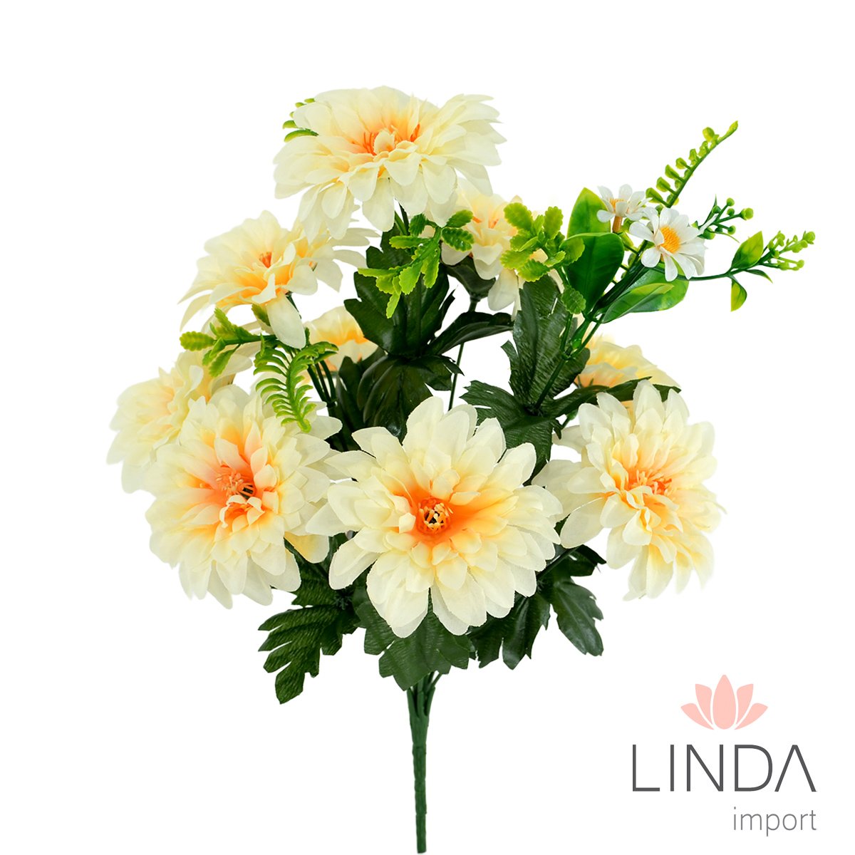 Buquê de Dália C/10 Galhos 45CM Mix de Cores BG136