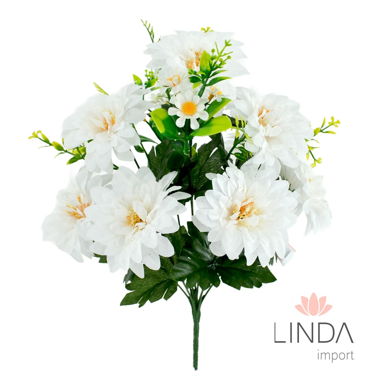 Buquê de Dália C/10 Galhos 45CM Mix de Cores BG136