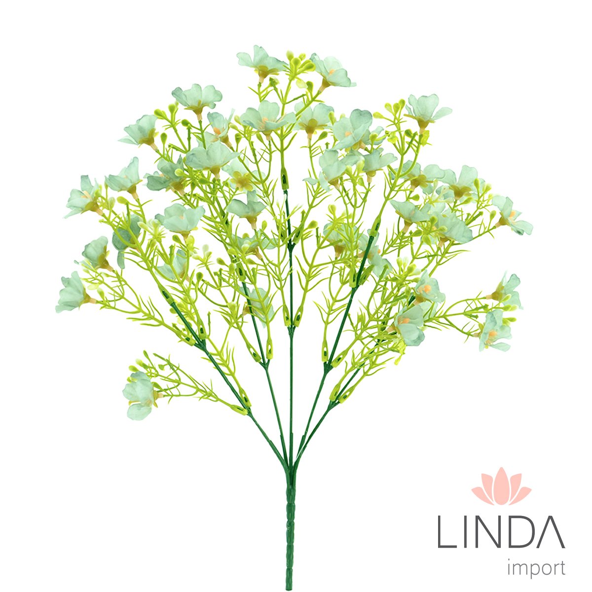 Mini Buquê de Flor C/5 Galhos 33CM Mix de Cores Bi90
