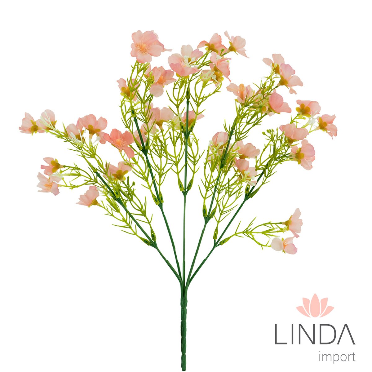 Mini Buquê de Flor C/5 Galhos 33CM Mix de Cores Bi90