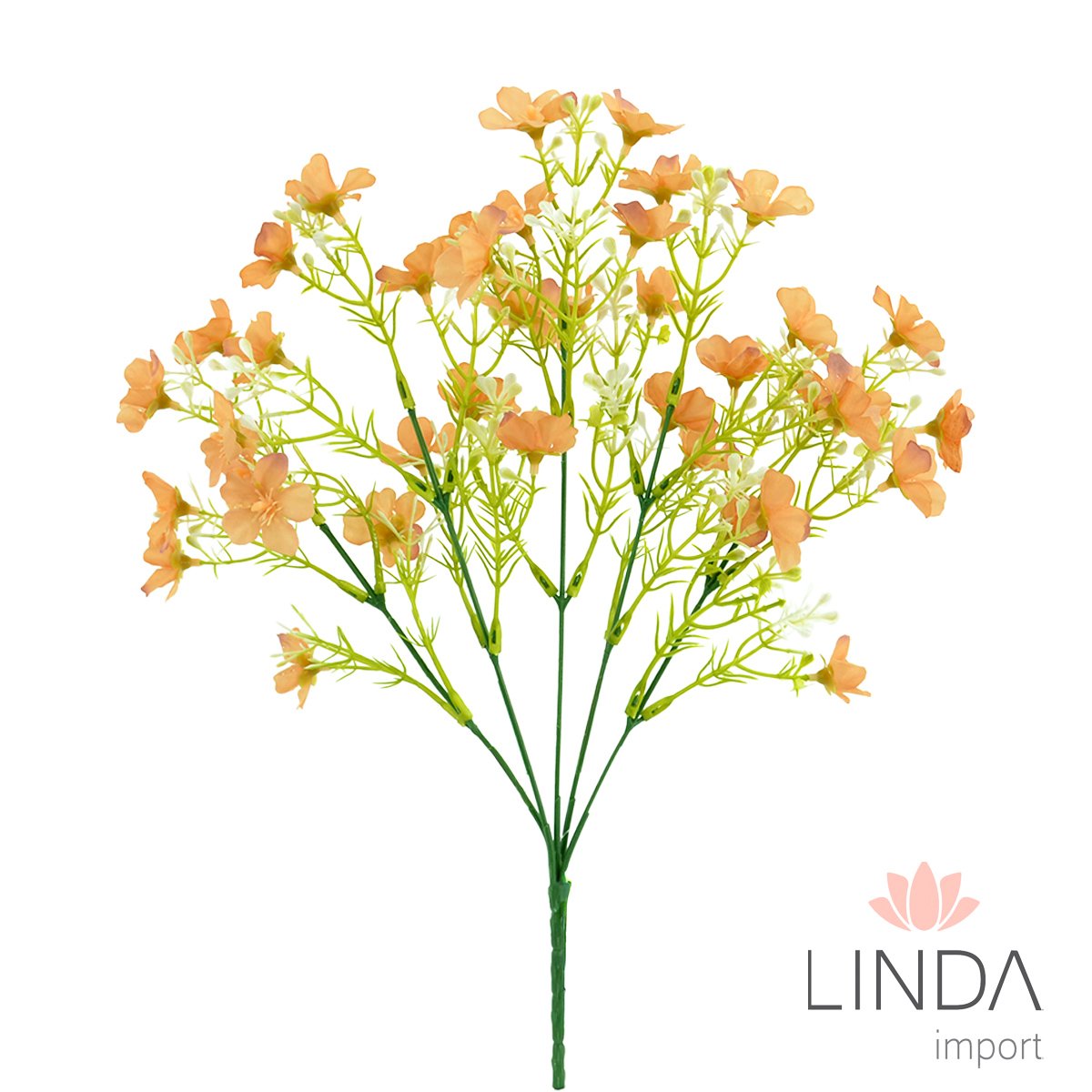 Mini Buquê de Flor C/5 Galhos 33CM Mix de Cores Bi90
