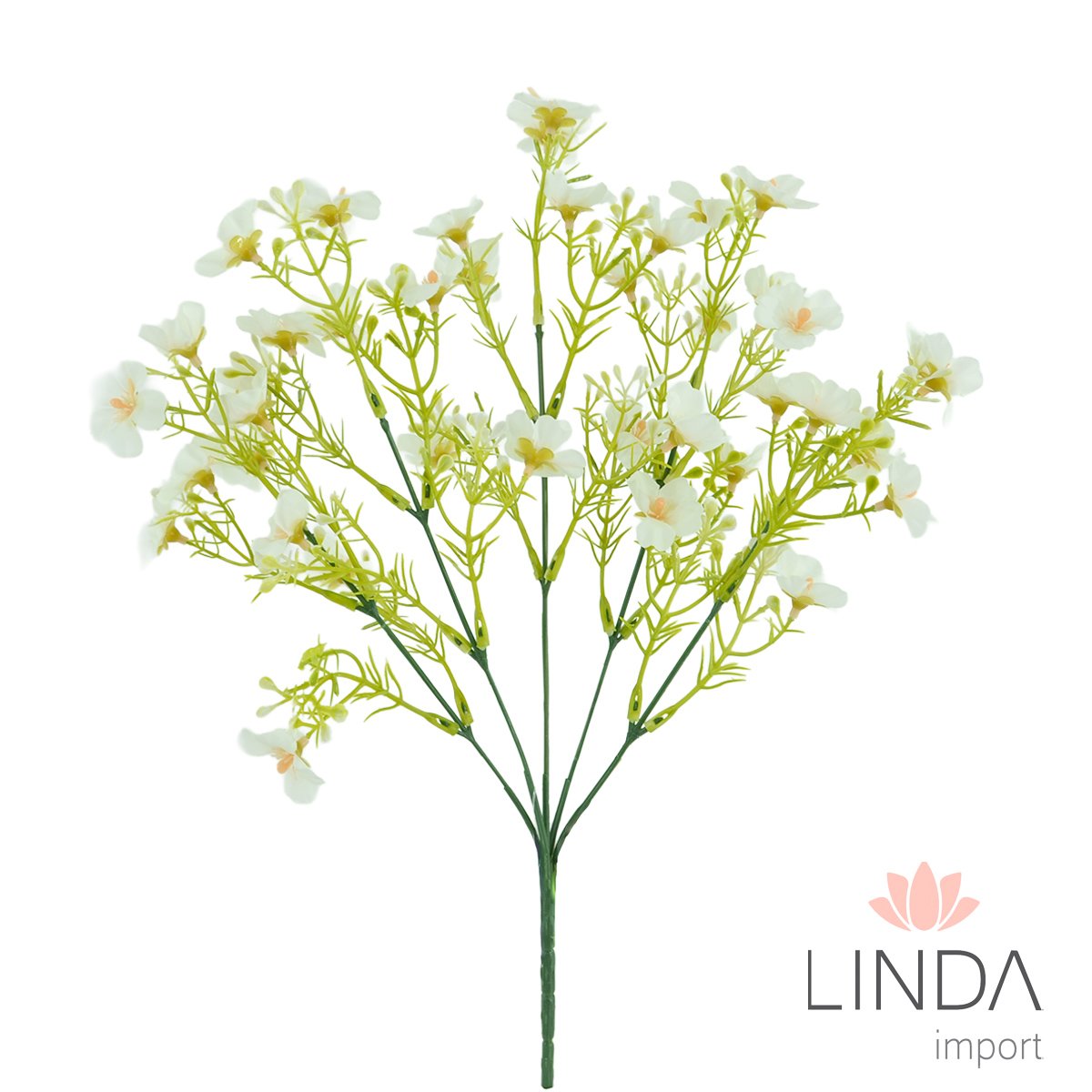 Mini Buquê de Flor C/5 Galhos 33CM Mix de Cores Bi90