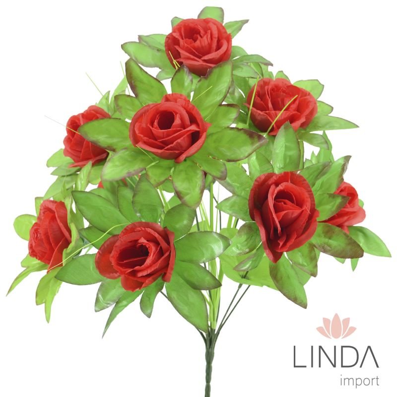 Buquê de Rosas C/10 Galhos 45CM Mix de Cores Aaa1020