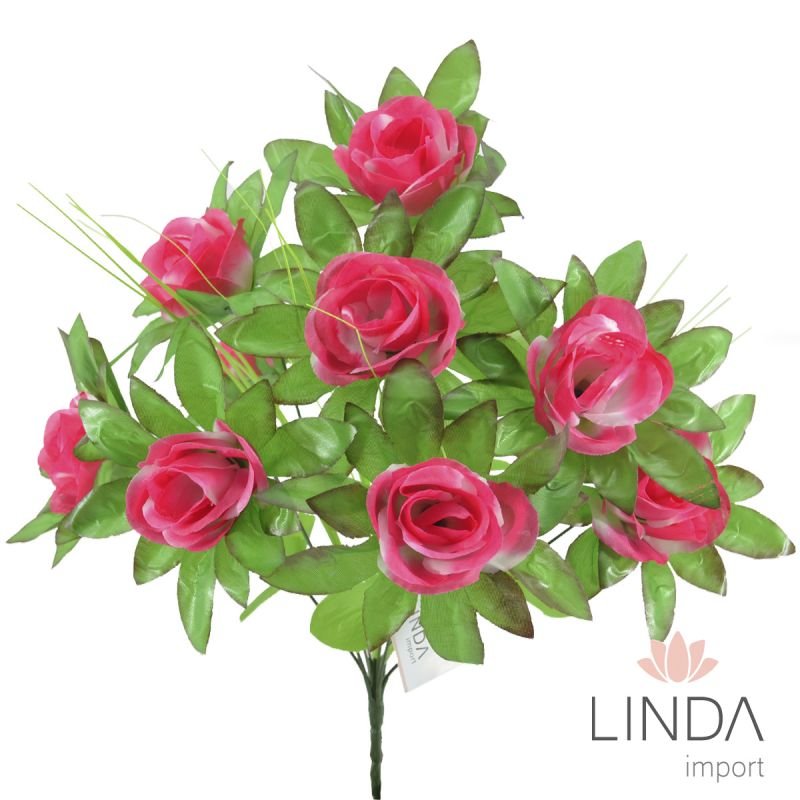 Buquê de Rosas C/10 Galhos 45CM Mix de Cores Aaa1020