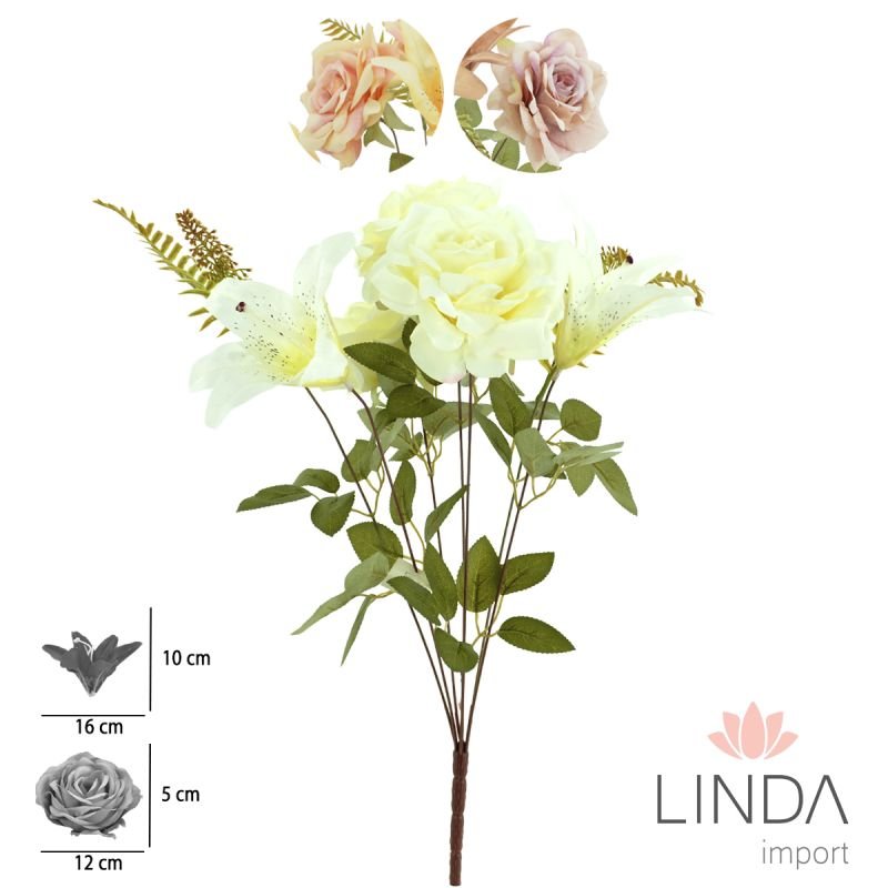 Buquê de Rosas C/7 Galhos 49CM KG31