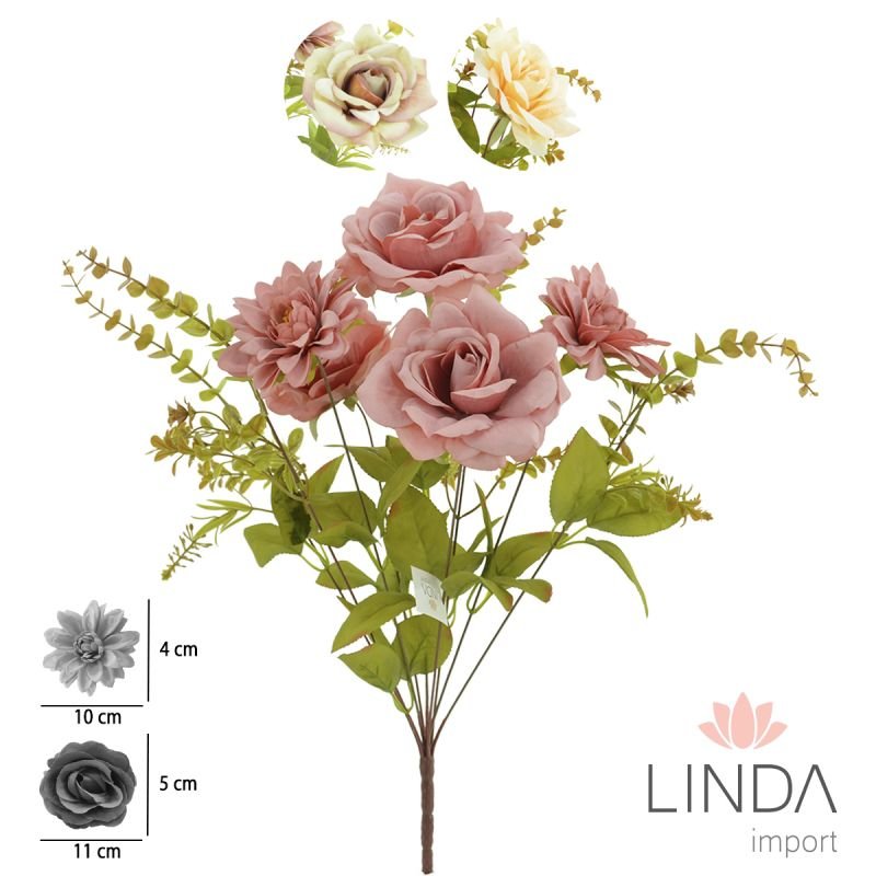 Buquê de Rosas C/9 Galhos 50CM KG29
