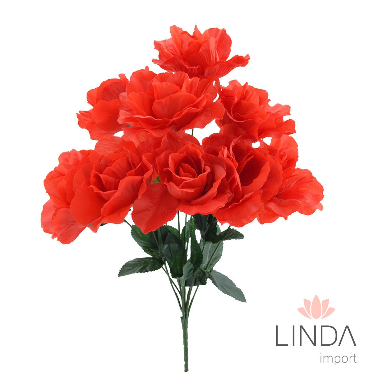 Buquê de Rosas C/9 Galhos 52CM Mix de Cores El30