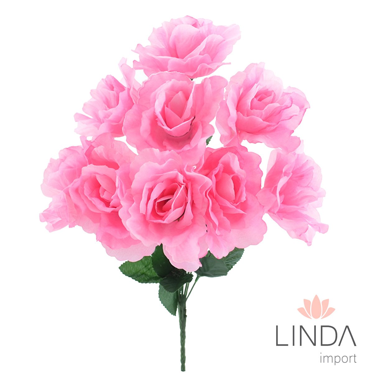 Buquê de Rosas C/9 Galhos 52CM Mix de Cores El30