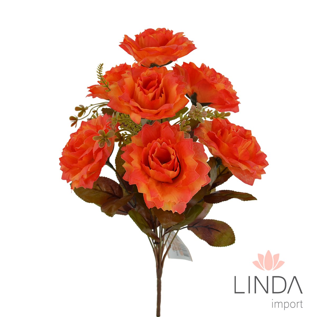 Buquê de Rosas C/9 Galhos 50CM Mix de Cores El42