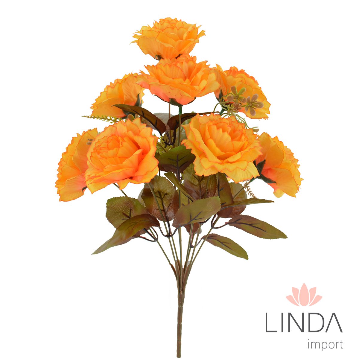 Buquê de Rosas C/9 Galhos 50CM Mix de Cores El42
