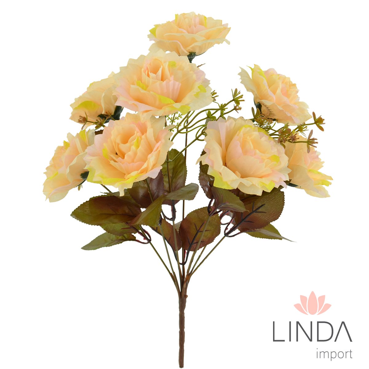 Buquê de Rosas C/9 Galhos 50CM Mix de Cores El42