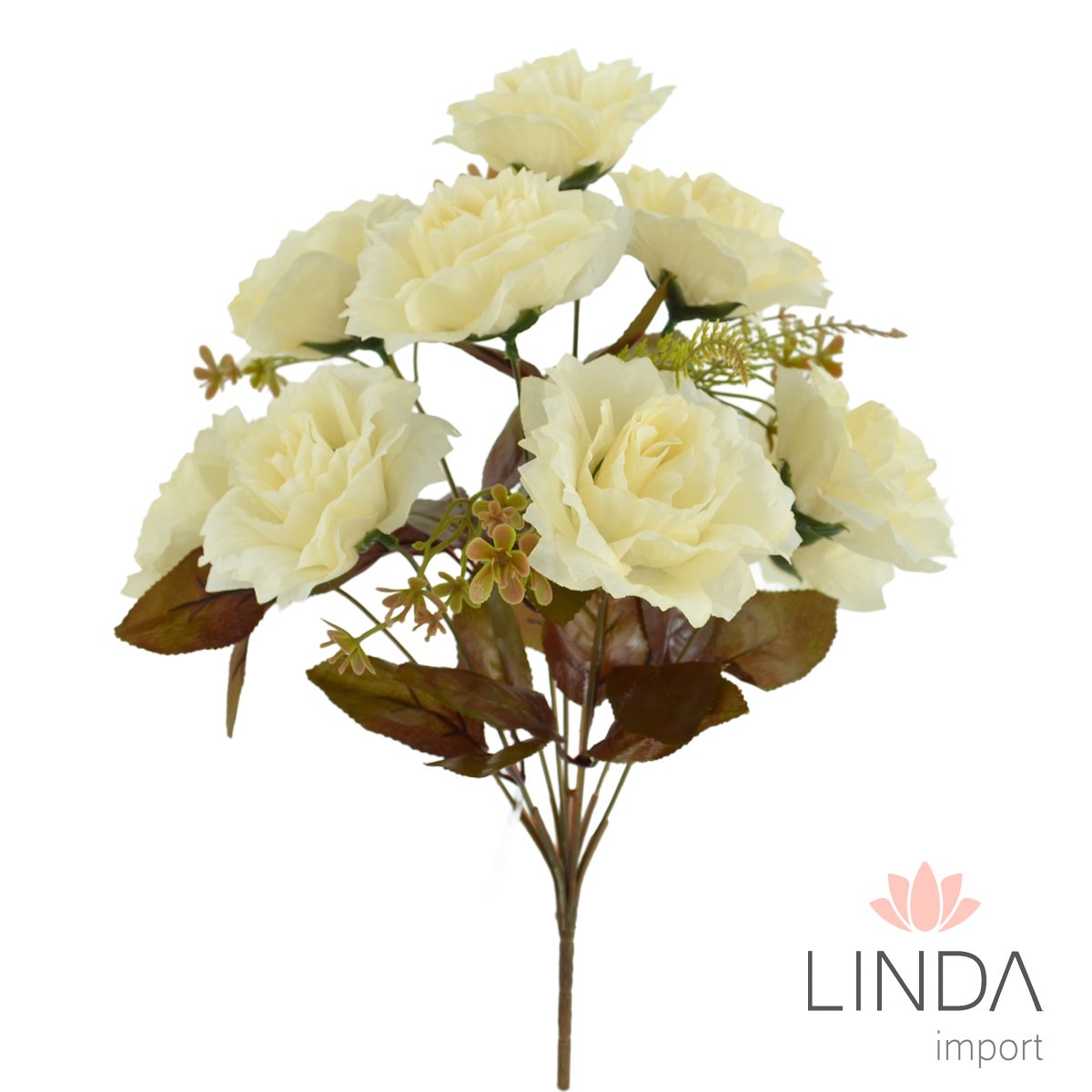 Buquê de Rosas C/9 Galhos 50CM Mix de Cores El42