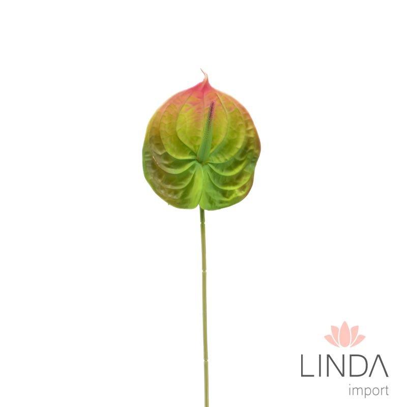 Haste de Flor de Antúrio C/ 80CM e Mix de Cores Ki06