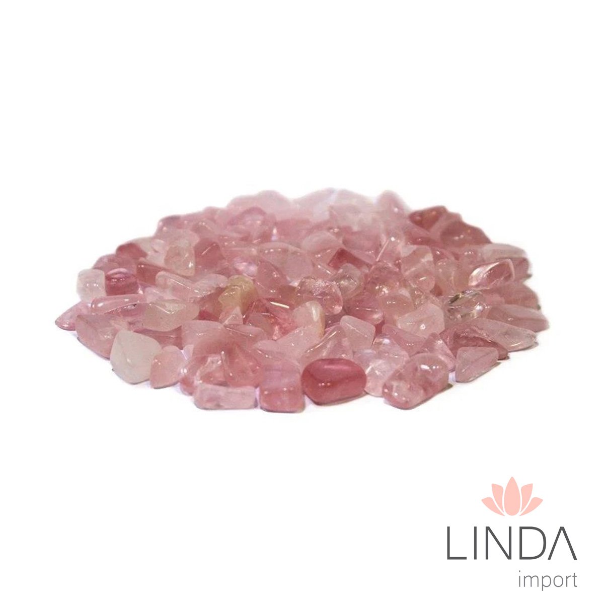 Pedra Semi Preciosa Quartzo Rosa 250G Id06
