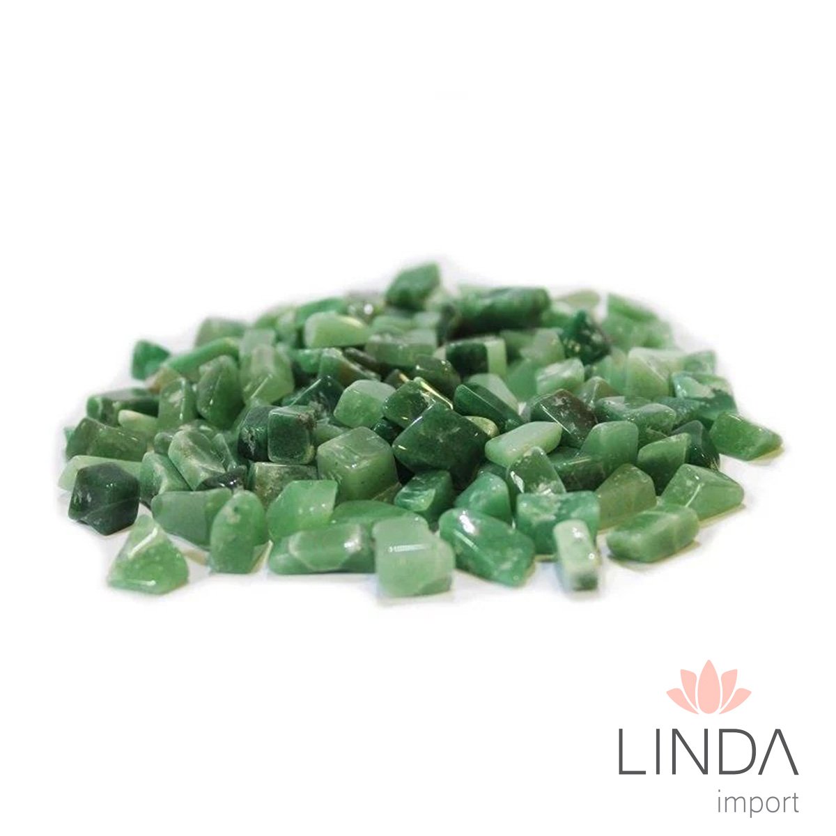 Pedra Semi Preciosa Quartzo Verde 250G Id12
