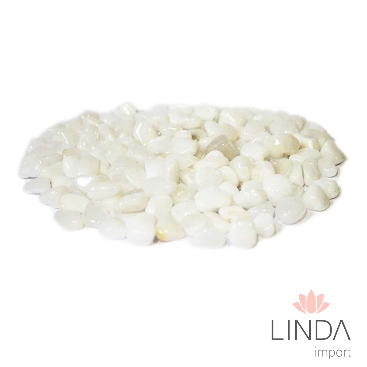 Pedra Semi Preciosa Quartzo Branco 250G Id13
