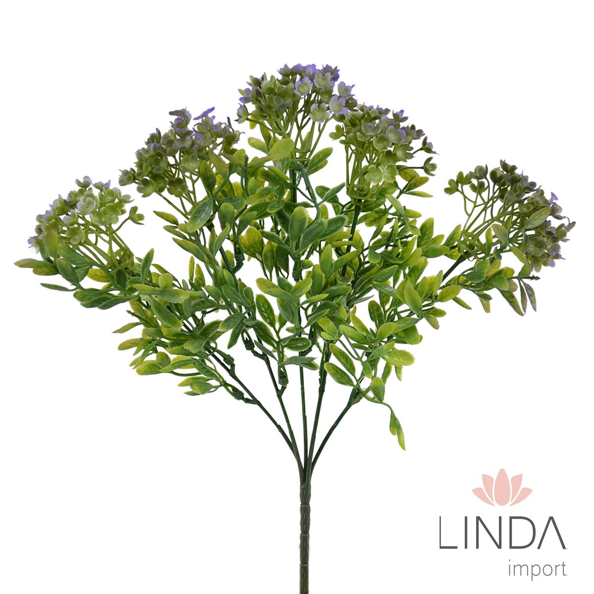 Complemento Verde C/5 Galhos 31CM Mix de Cores Iv50