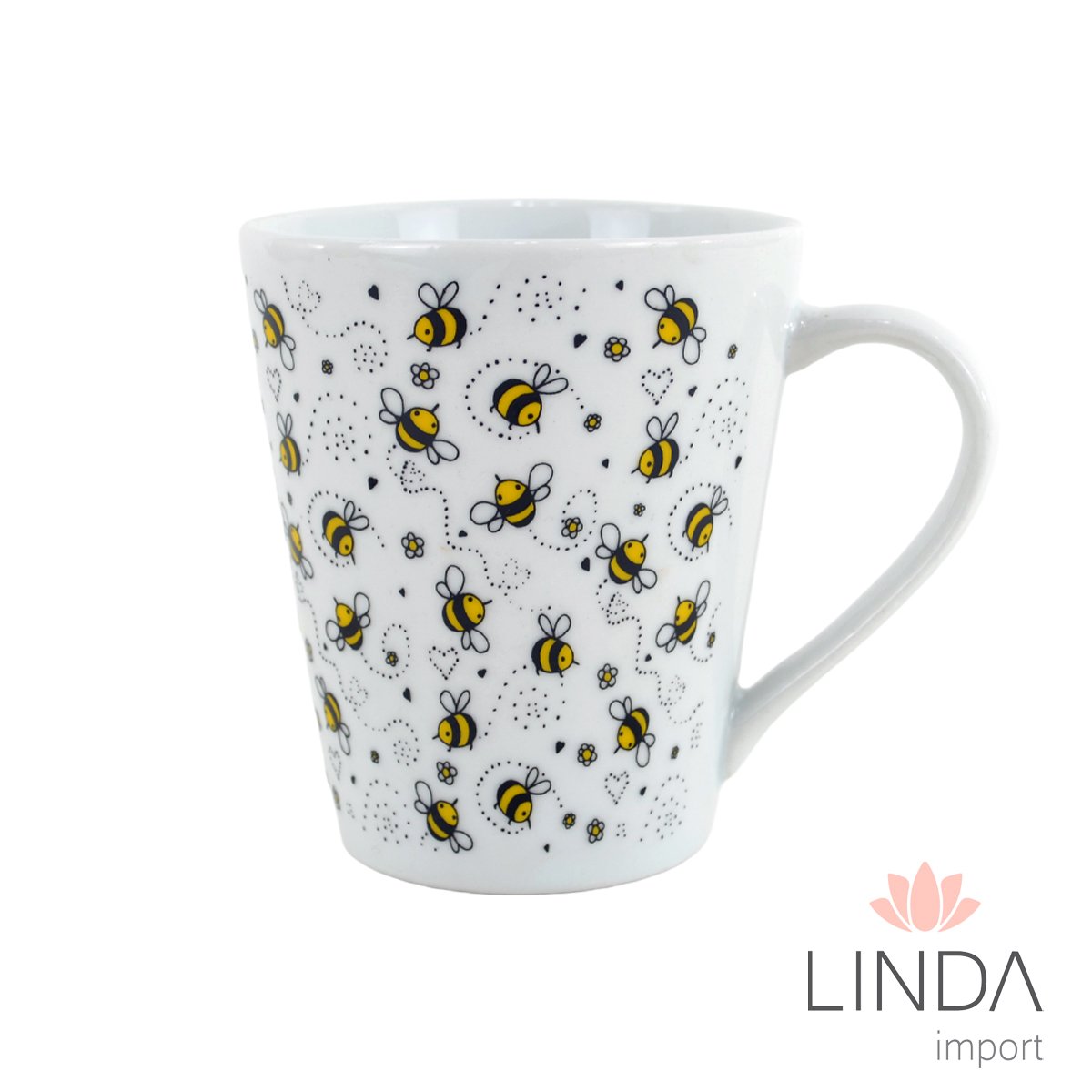 Caneca Porcelana Faixa 290ML Graciosa Ja17