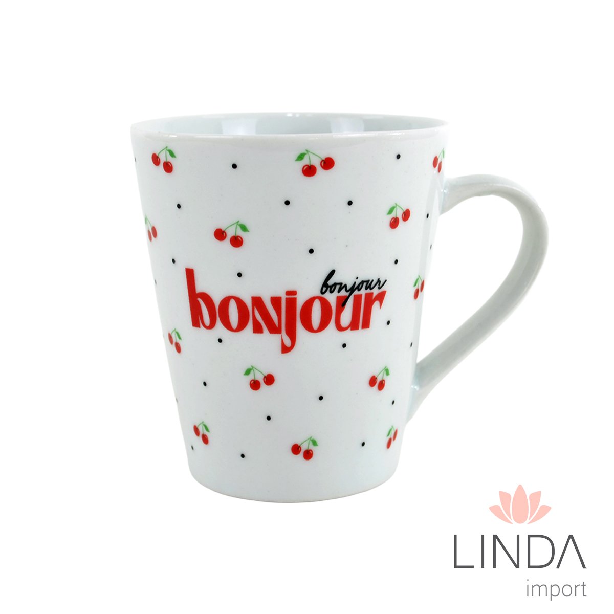 Caneca Porcelana Faixa 290ML Graciosa Ja17