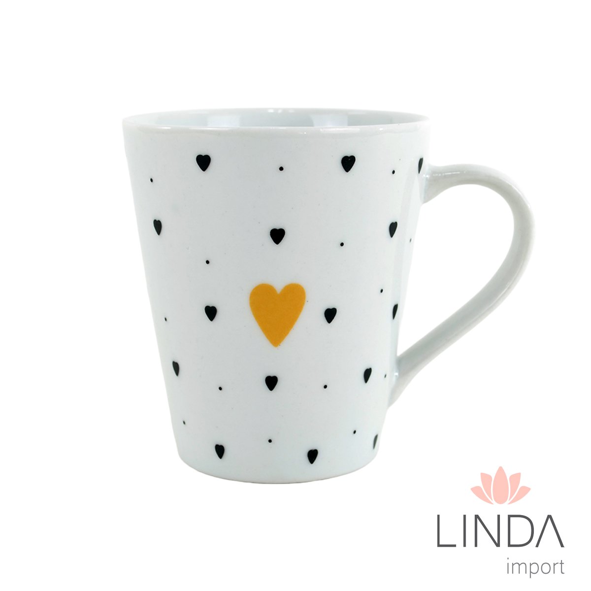 Caneca Porcelana Faixa 290ML Graciosa Ja17