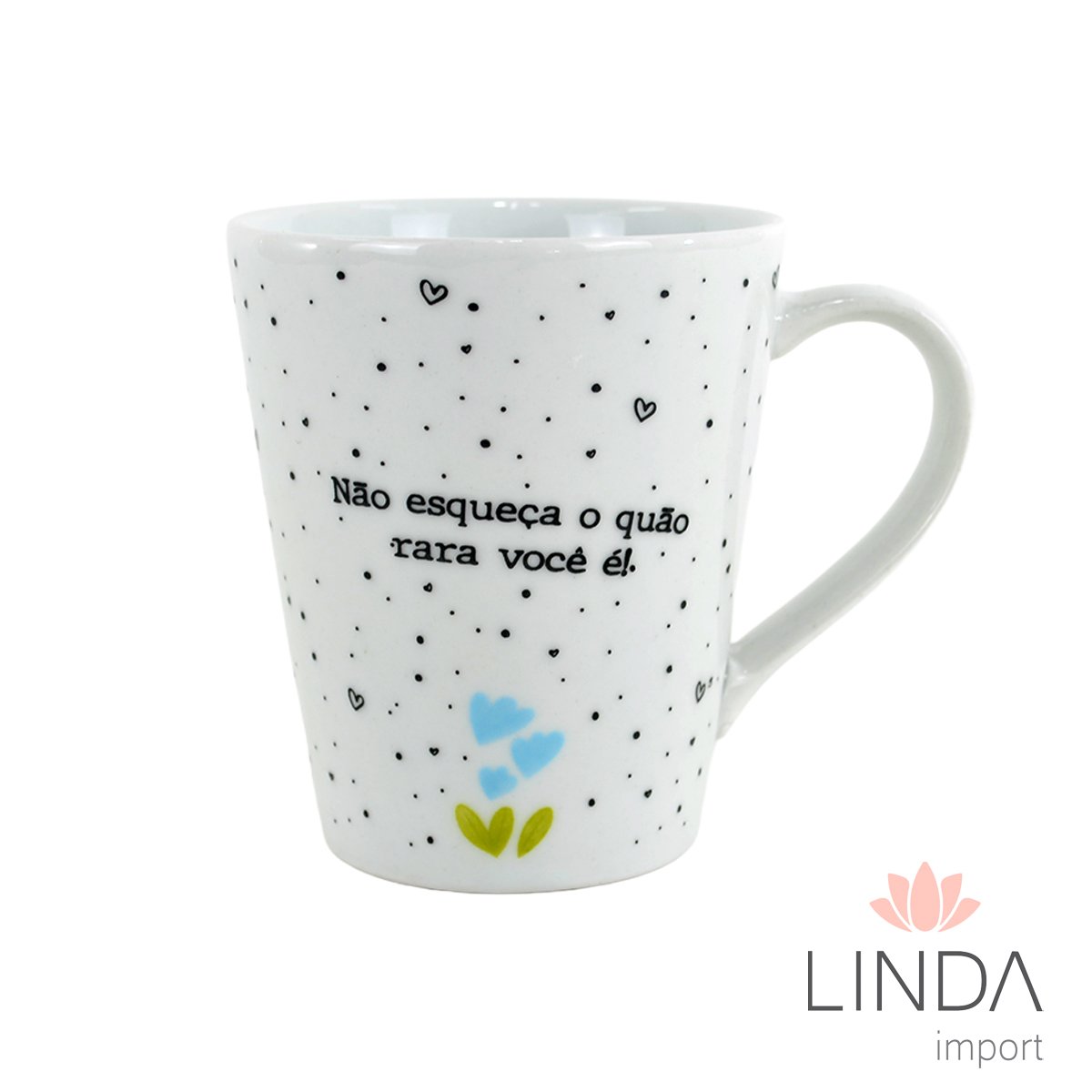 Caneca Porcelana Faixa 290ML Inspiração Ja18