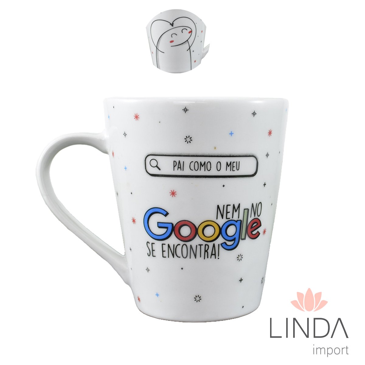 Caneca Porcelana Faixa 290ML Pai Ja20