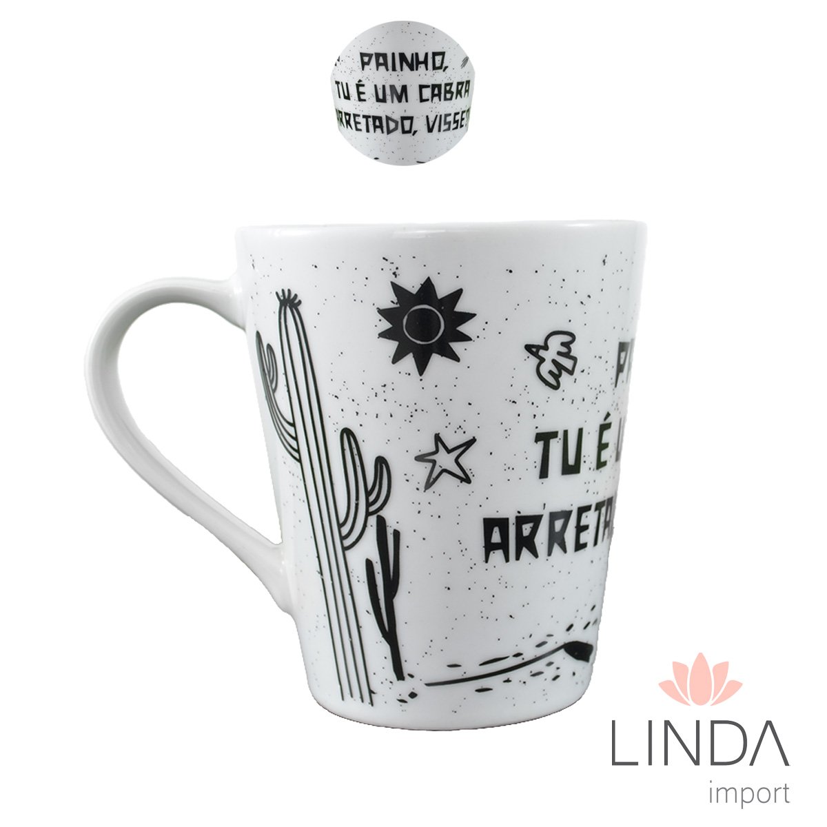 Caneca Porcelana Faixa 290ML Pai Ja20