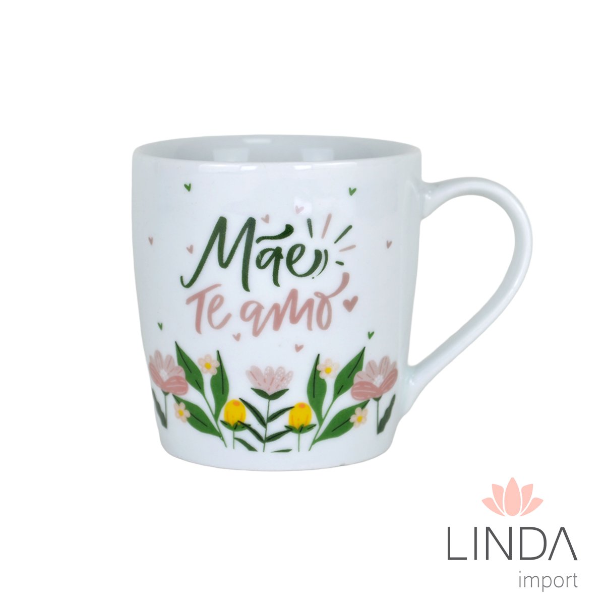 Caneca Porcelana Luxo Spot 350ML Mãe Ja25