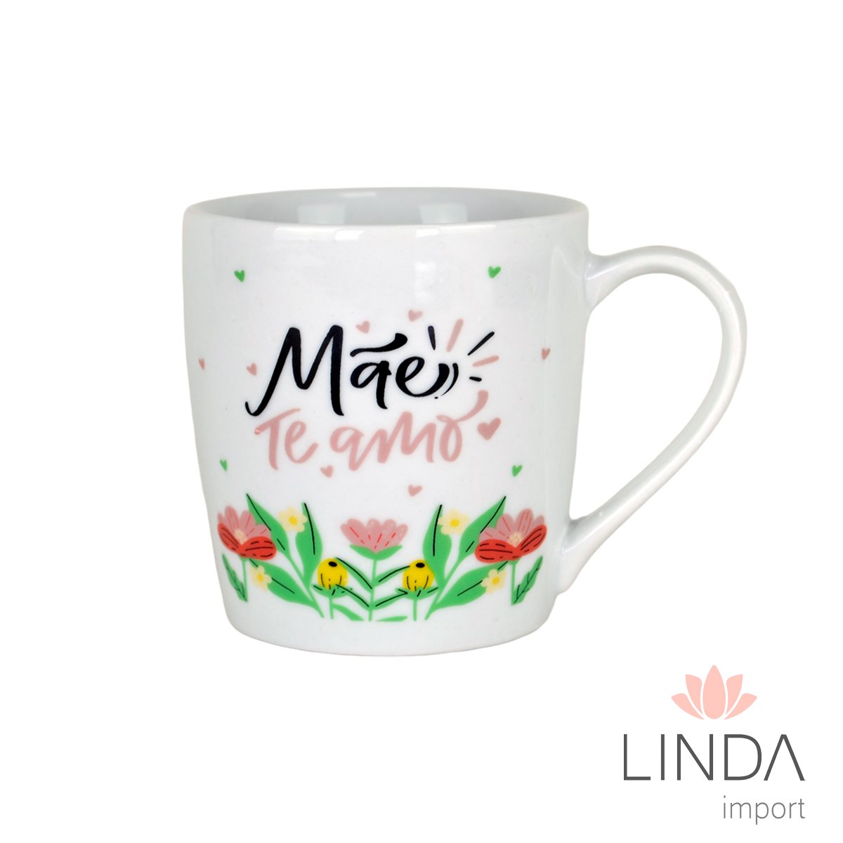 Caneca Porcelana Luxo Spot 350ML Mãe Ja25