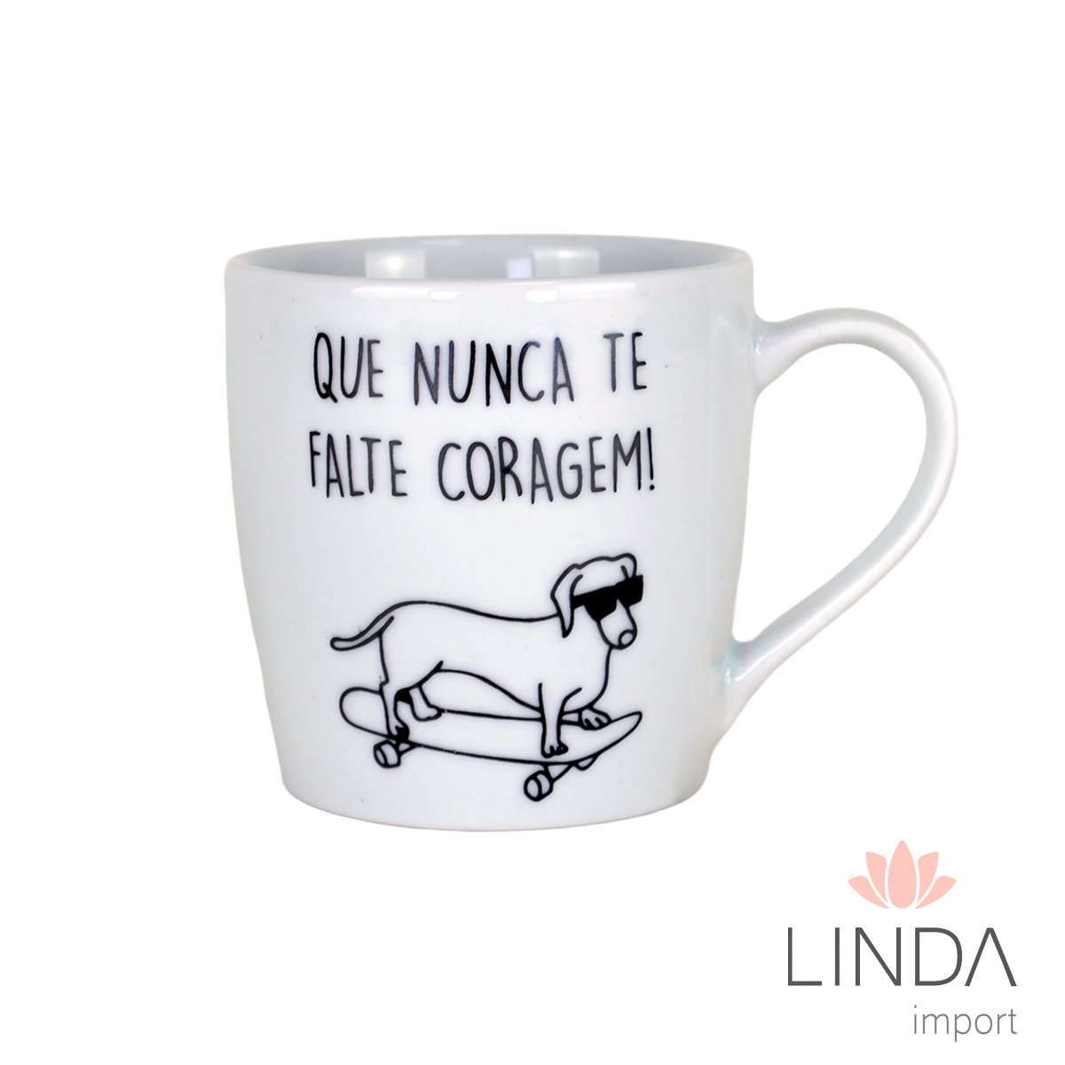 Caneca Porcelana Luxo Spot 350ML Pet Ja27