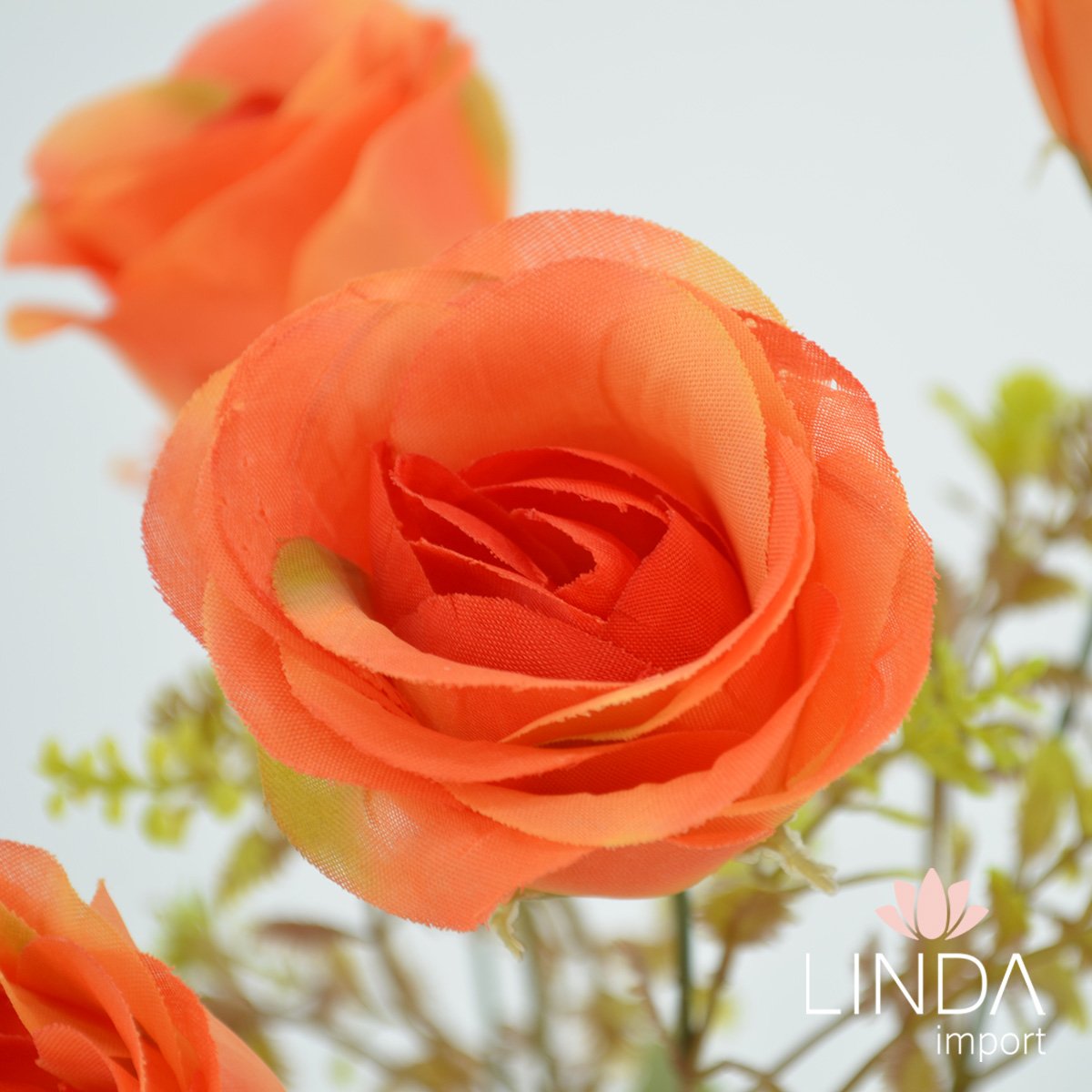 Buquê de Rosas Botão C/10 Galhos 44CM Mix de Cores JN08