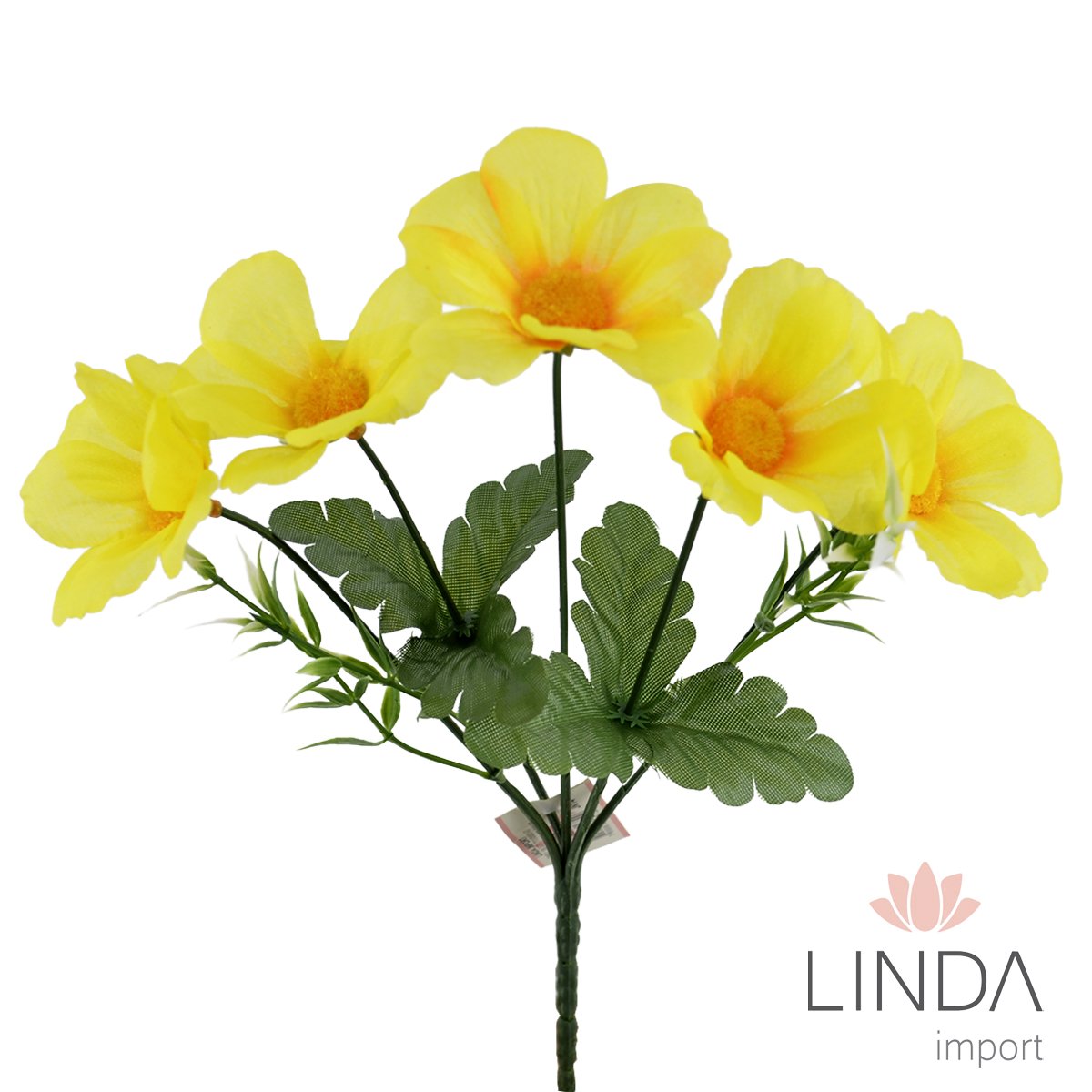 Mini Buquê Flor do Campo C/5 Galhos 30CM Mix de Cores JN14