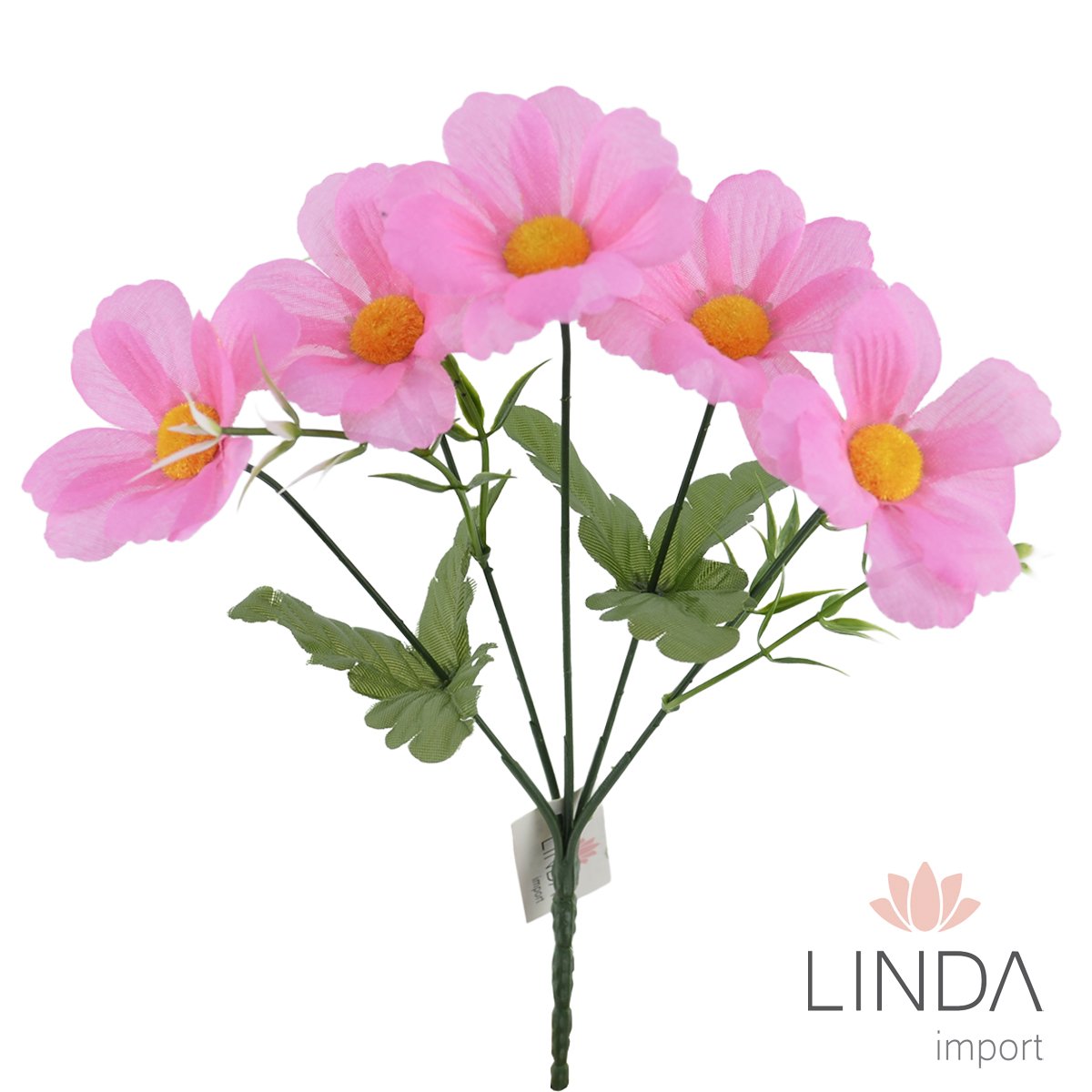 Mini Buquê Flor do Campo C/5 Galhos 30CM Mix de Cores JN14