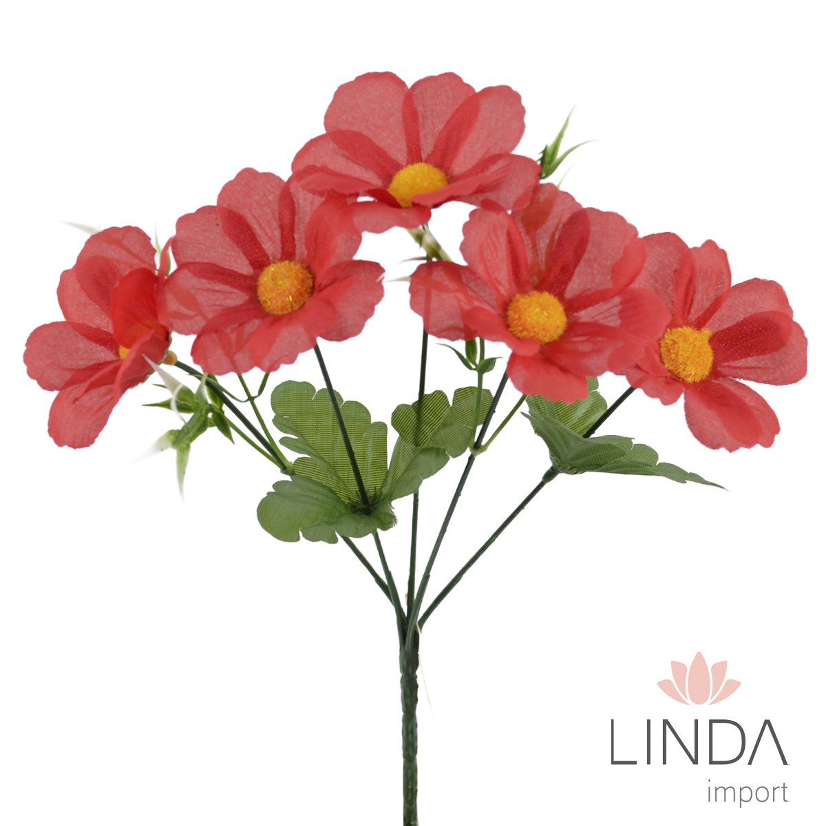 Mini Buquê Flor do Campo C/5 Galhos 30CM Mix de Cores JN14