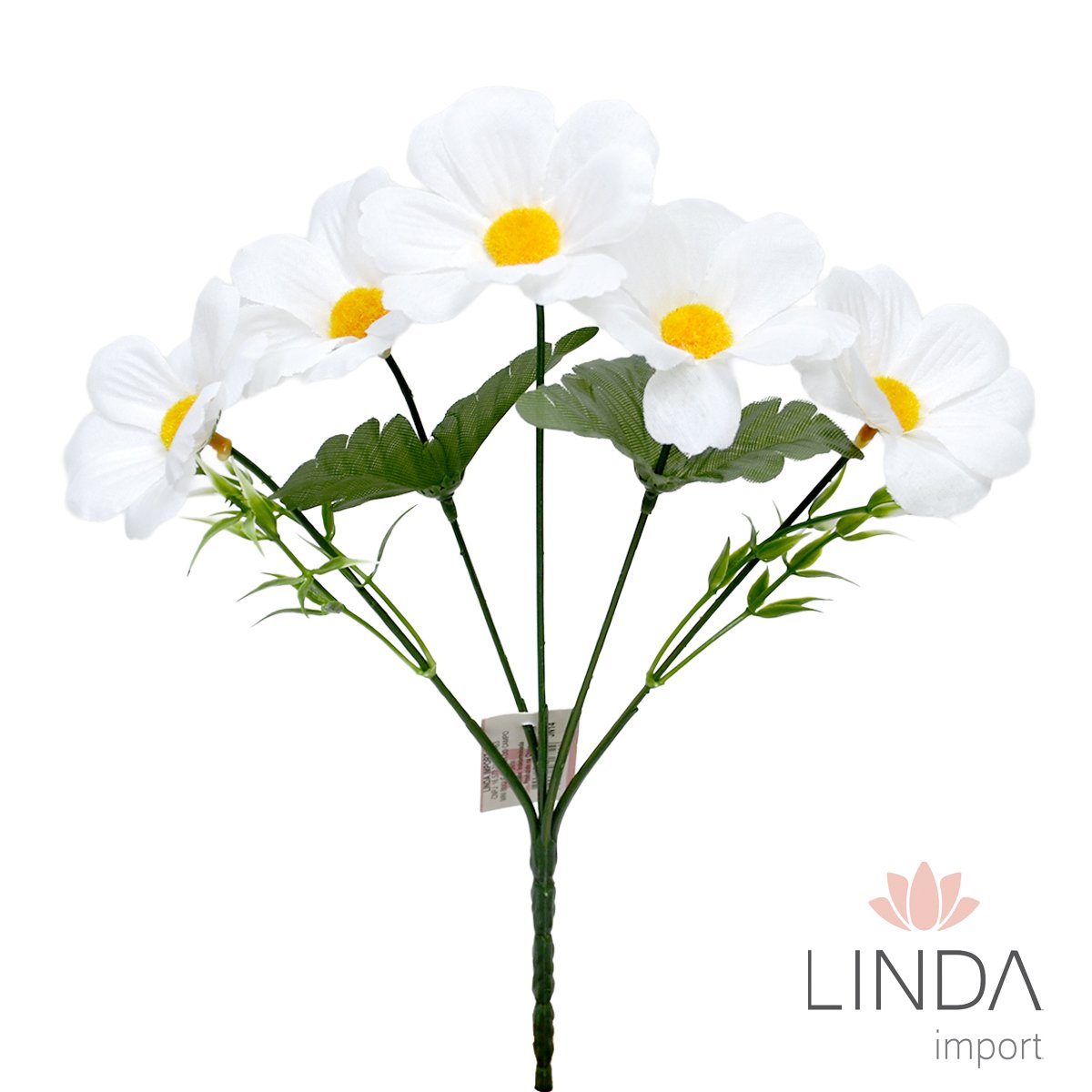 Mini Buquê Flor do Campo C/5 Galhos 30CM Mix de Cores JN14