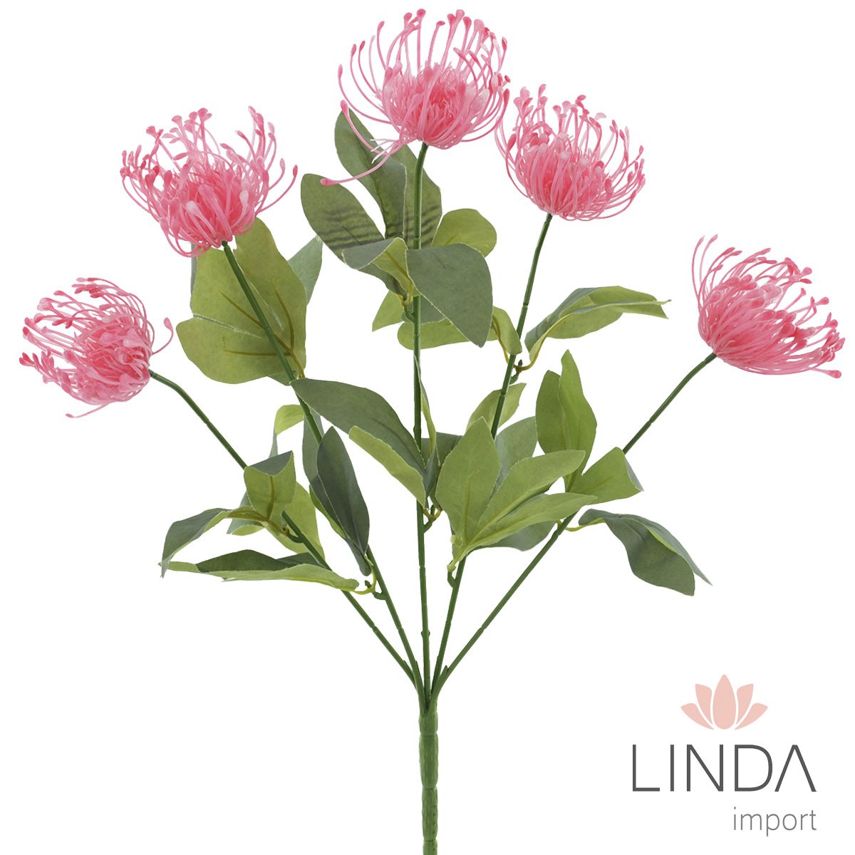 Buquê de Leucospermum C/5 Galhos 47CM Mix de Cores Jo04