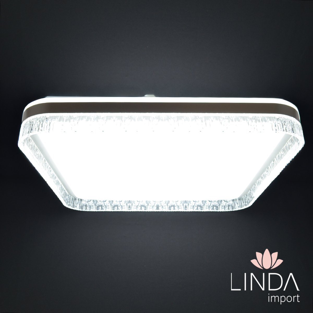 Plafon de Led Sobrepor Bivolt 3000/4000/6000K Dimerízavel C/ Controle 50CM 120W Ju10
