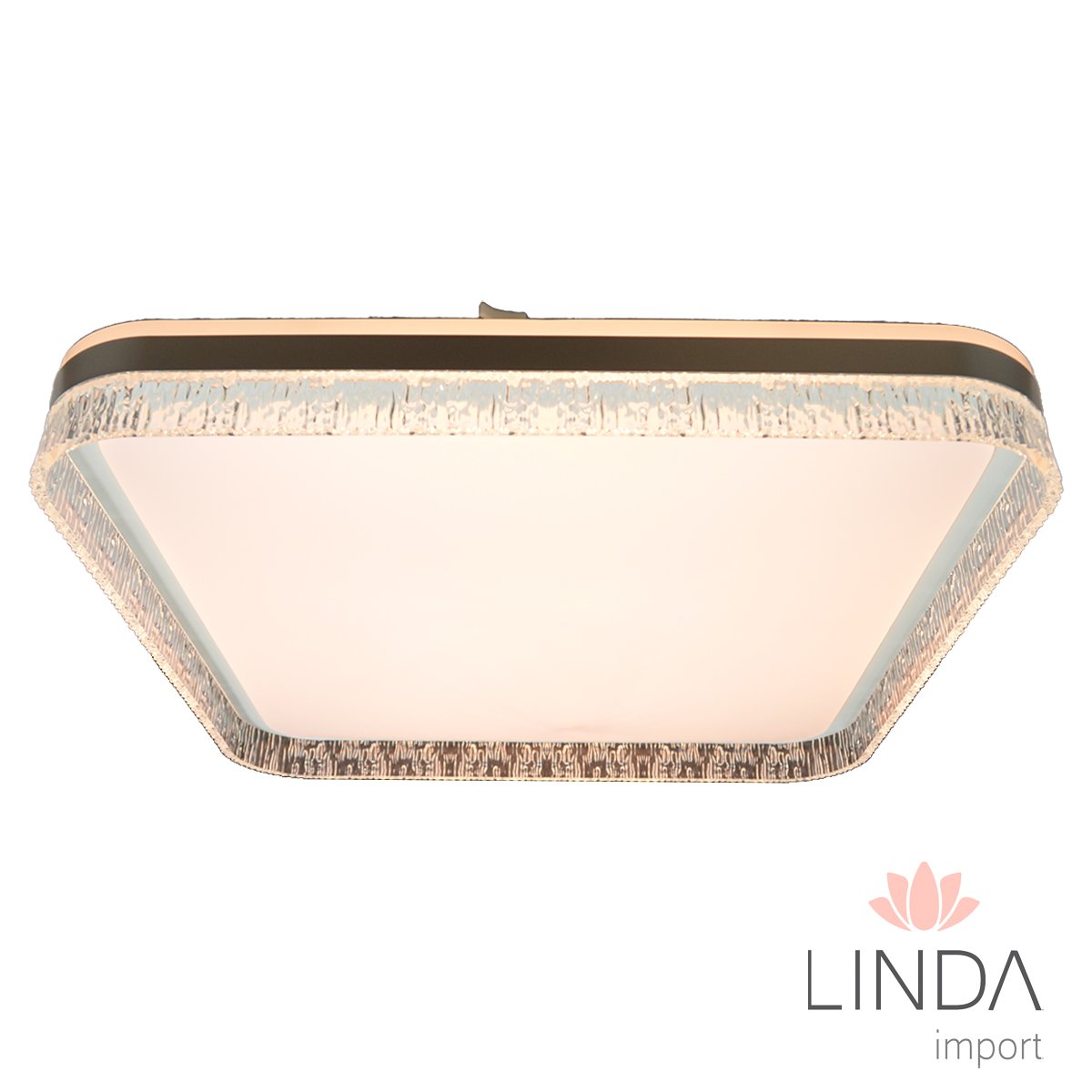 Plafon de Led Sobrepor Bivolt 3000/4000/6000K Dimerízavel C/ Controle 50CM 120W Ju10