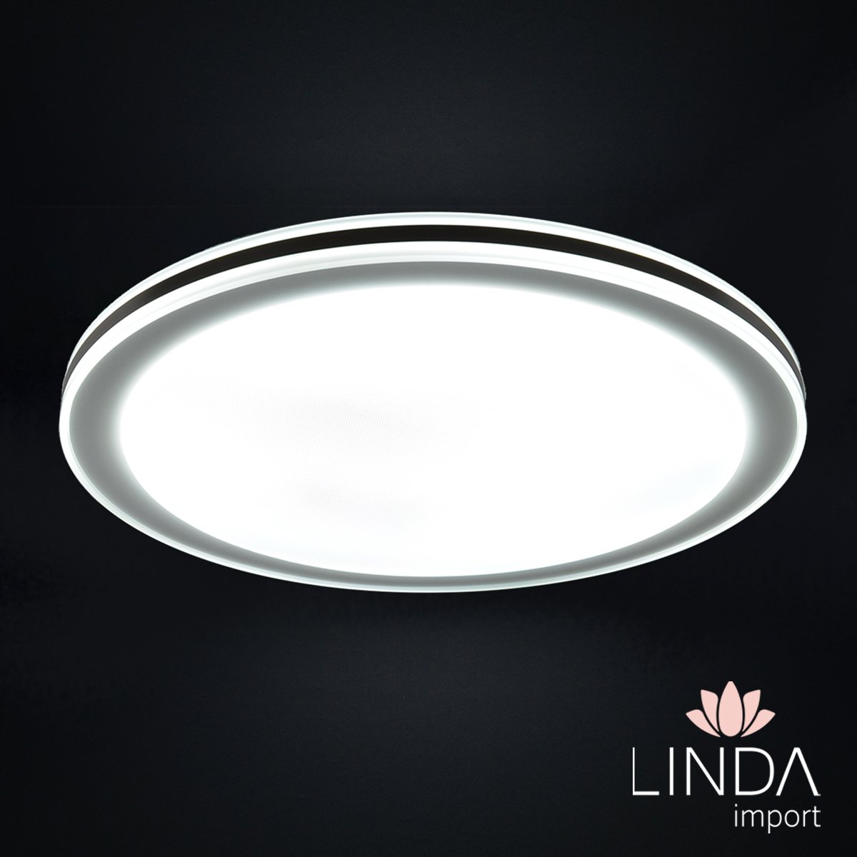 Plafon de Led Ultra Slim Sobrepor Bivolt 3000/4000/6000K Dimerízavel C/ Controle 40CM 96W Ju13