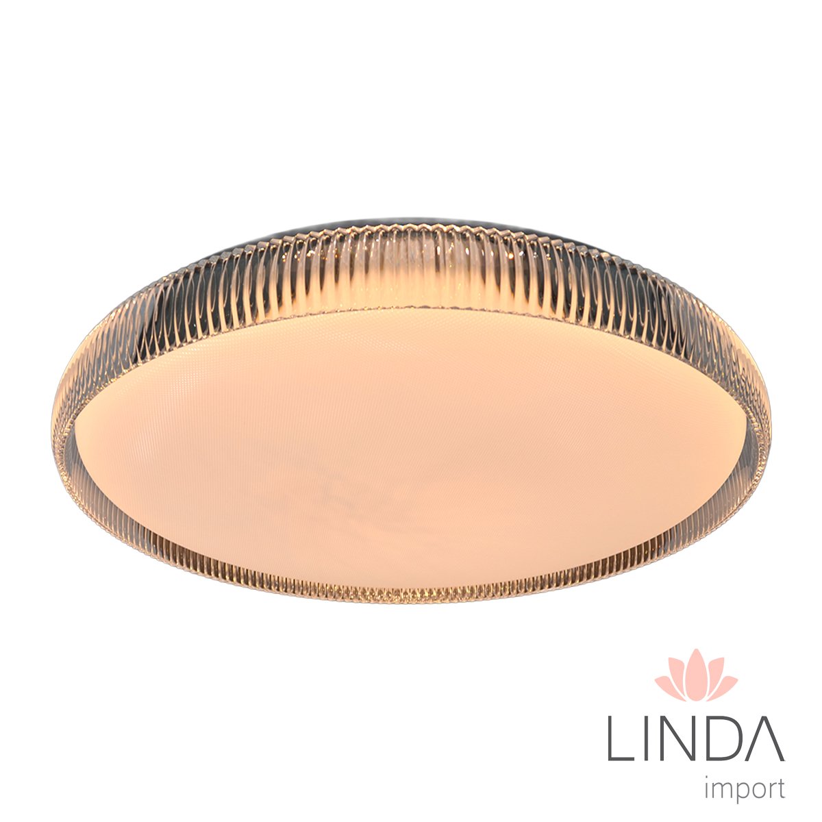 Plafon de Led Sobrepor Bivolt 3000/4000/6000K Dimerízavel C/ Controle 50CM 120W Ju15