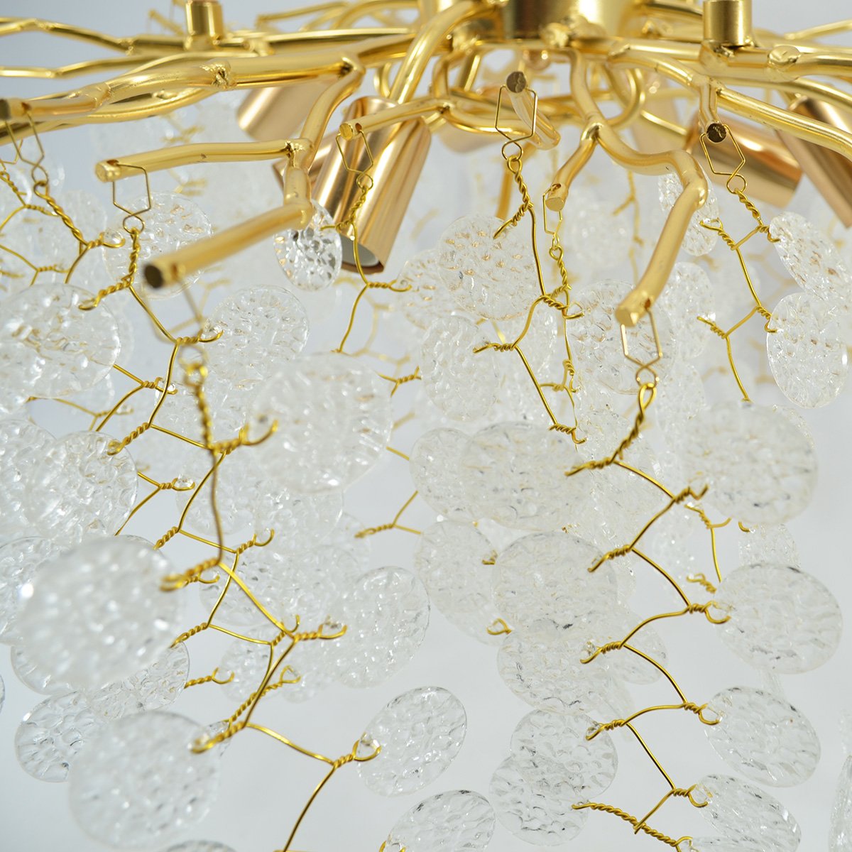 Lustre Dourado de Metal JX02