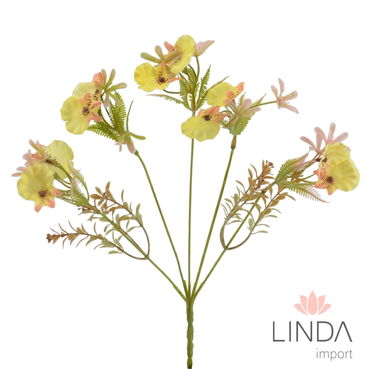 Mini Buque de Flores C/ 36CM e Mix de Cores KD05