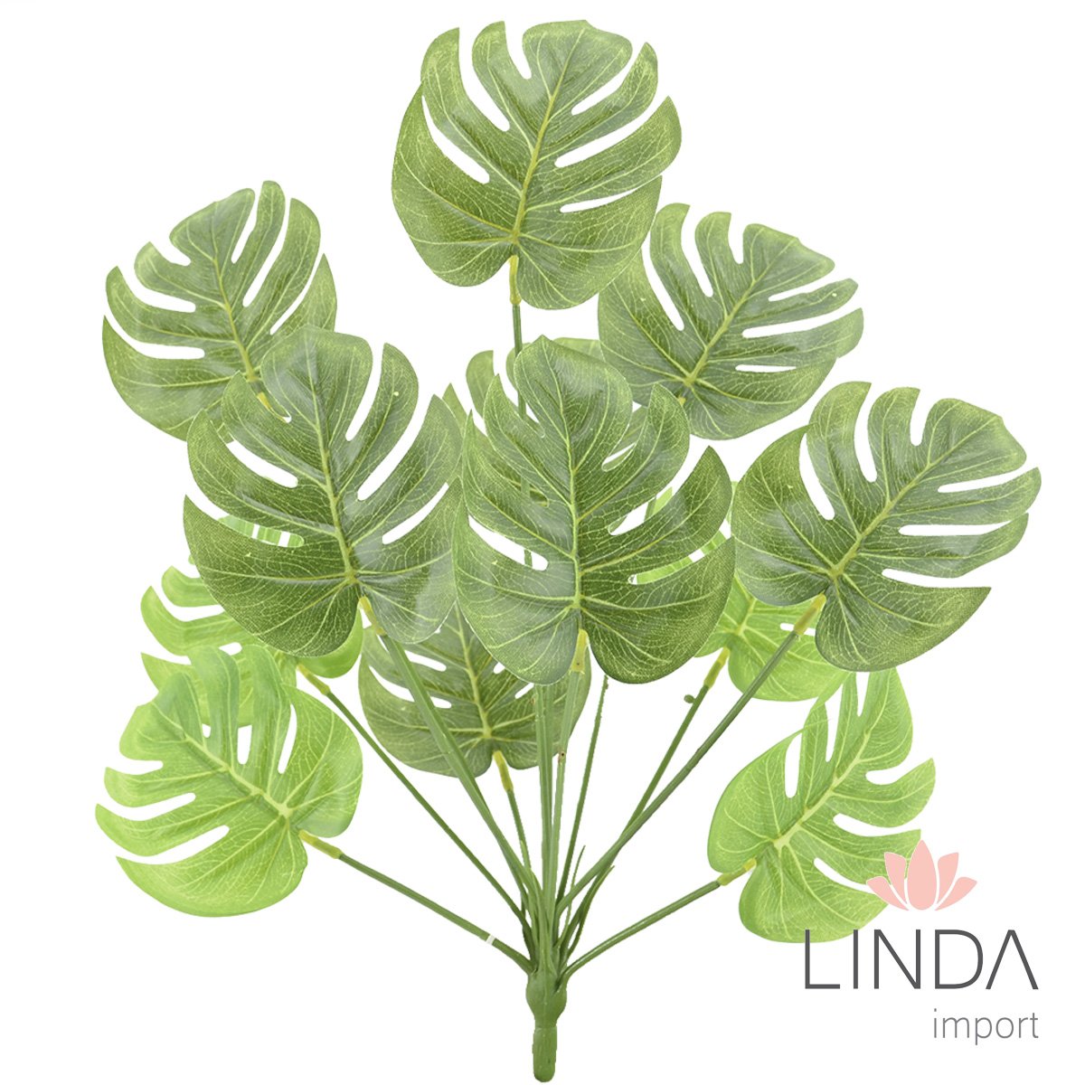 Planta Folhagens Desmontada 36CM Mix de Cores KP01