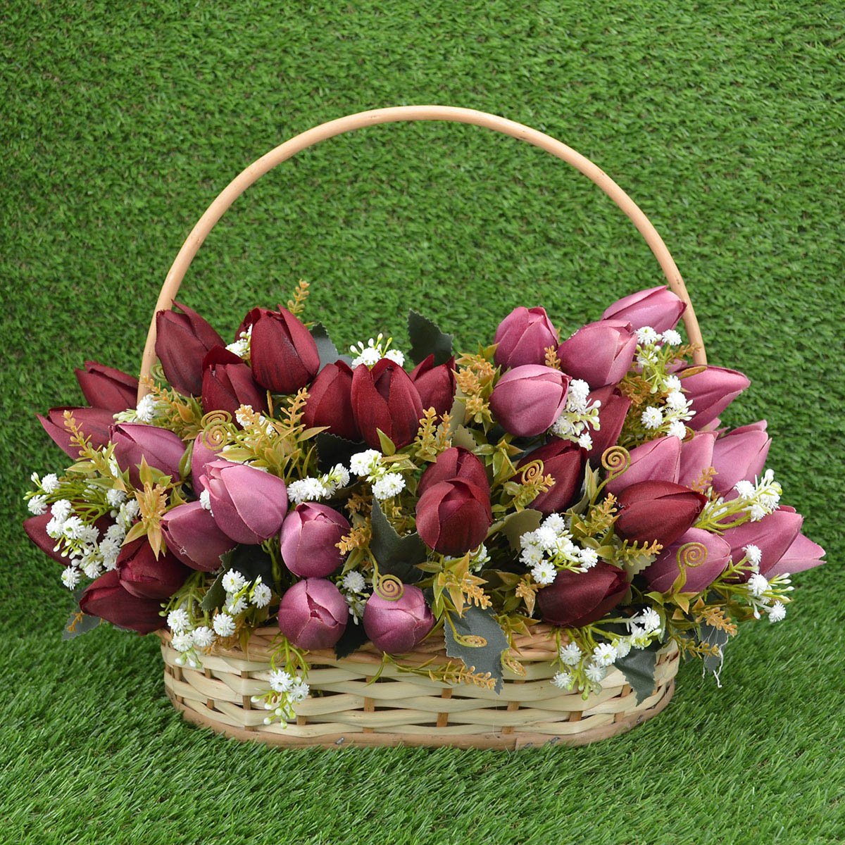 Cesta de Vime Oval 35X28X35CM LC05