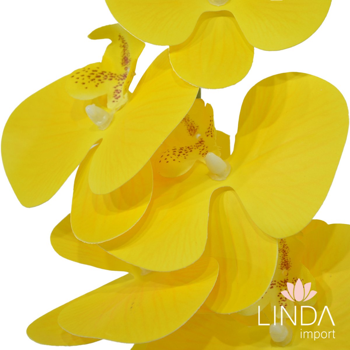 Haste de Orquidea Amarela C/9 106CM MC39
