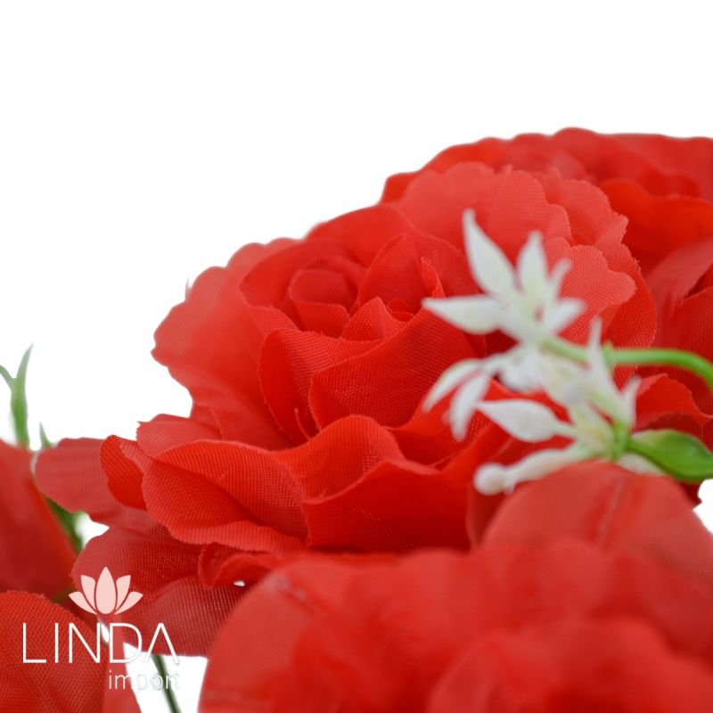 Mini Buque de Rosas C/6 Galhos 23CM Mix de Cores BG101