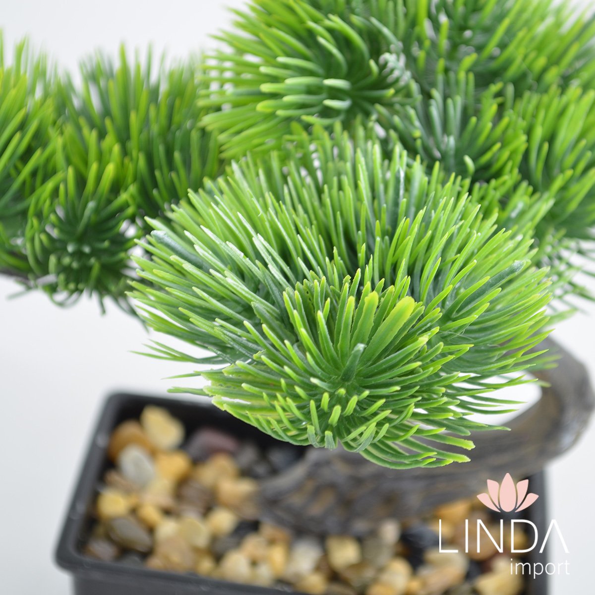 Bonsai Junípero Artificial C/Vaso 20CM Oe04